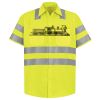 Men's High Visibility Safety Short Sleeve Work Shirt Thumbnail