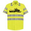 Men's High Visibility Safety Short Sleeve Work Shirt Thumbnail