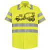 Men's High Visibility Safety Short Sleeve Work Shirt Thumbnail