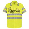 Men's High Visibility Safety Short Sleeve Work Shirt Thumbnail