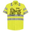 Men's High Visibility Safety Short Sleeve Work Shirt Thumbnail