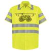 Men's High Visibility Safety Short Sleeve Work Shirt Thumbnail