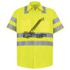 Men's High Visibility Safety Short Sleeve Work Shirt Thumbnail