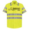 Men's High Visibility Safety Short Sleeve Work Shirt Thumbnail