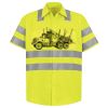 Men's High Visibility Safety Short Sleeve Work Shirt Thumbnail