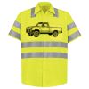 Men's High Visibility Safety Short Sleeve Work Shirt Thumbnail