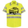 Men's High Visibility Safety Short Sleeve Work Shirt Thumbnail