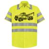 Men's High Visibility Safety Short Sleeve Work Shirt Thumbnail