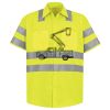 Men's High Visibility Safety Short Sleeve Work Shirt Thumbnail