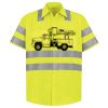Men's High Visibility Safety Short Sleeve Work Shirt Thumbnail