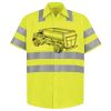 Men's High Visibility Safety Short Sleeve Work Shirt Thumbnail