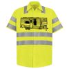 Men's High Visibility Safety Short Sleeve Work Shirt Thumbnail