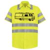 Men's High Visibility Safety Short Sleeve Work Shirt Thumbnail