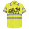 Men's High Visibility Safety Short Sleeve Work Shirt Thumbnail