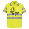 Men's High Visibility Safety Short Sleeve Work Shirt Thumbnail