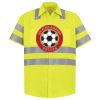 Men's High Visibility Safety Short Sleeve Work Shirt Thumbnail