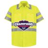 Men's High Visibility Safety Short Sleeve Work Shirt Thumbnail