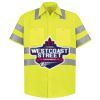Men's High Visibility Safety Short Sleeve Work Shirt Thumbnail