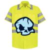 Men's High Visibility Safety Short Sleeve Work Shirt Thumbnail