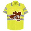 Men's High Visibility Safety Short Sleeve Work Shirt Thumbnail