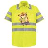 Men's High Visibility Safety Short Sleeve Work Shirt Thumbnail