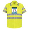 Men's High Visibility Safety Short Sleeve Work Shirt Thumbnail