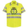 Men's High Visibility Safety Short Sleeve Work Shirt Thumbnail