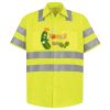 Men's High Visibility Safety Short Sleeve Work Shirt Thumbnail