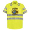 Men's High Visibility Safety Short Sleeve Work Shirt Thumbnail