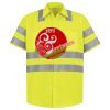 Men's High Visibility Safety Short Sleeve Work Shirt Thumbnail