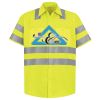Men's High Visibility Safety Short Sleeve Work Shirt Thumbnail