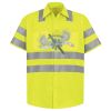Men's High Visibility Safety Short Sleeve Work Shirt Thumbnail