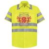 Men's High Visibility Safety Short Sleeve Work Shirt Thumbnail