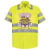 Men's High Visibility Safety Short Sleeve Work Shirt Thumbnail