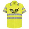 Men's High Visibility Safety Short Sleeve Work Shirt Thumbnail