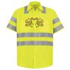 Men's High Visibility Safety Short Sleeve Work Shirt Thumbnail