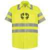 Men's High Visibility Safety Short Sleeve Work Shirt Thumbnail