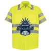 Men's High Visibility Safety Short Sleeve Work Shirt Thumbnail