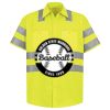 Men's High Visibility Safety Short Sleeve Work Shirt Thumbnail
