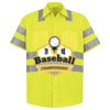 Men's High Visibility Safety Short Sleeve Work Shirt Thumbnail