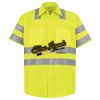 Men's High Visibility Safety Short Sleeve Work Shirt Thumbnail