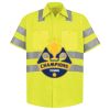 Men's High Visibility Safety Short Sleeve Work Shirt Thumbnail