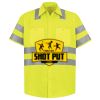 Men's High Visibility Safety Short Sleeve Work Shirt Thumbnail