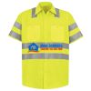 Men's High Visibility Safety Short Sleeve Work Shirt Thumbnail