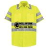 Men's High Visibility Safety Short Sleeve Work Shirt Thumbnail