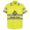 Men's High Visibility Safety Short Sleeve Work Shirt Thumbnail
