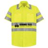Men's High Visibility Safety Short Sleeve Work Shirt Thumbnail