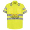 Men's High Visibility Safety Short Sleeve Work Shirt Thumbnail
