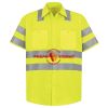 Men's High Visibility Safety Short Sleeve Work Shirt Thumbnail