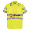 Men's High Visibility Safety Short Sleeve Work Shirt Thumbnail